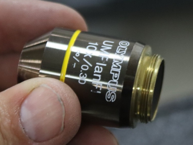 Olympus UMPlan Fl 10/0.30 Microscope Objective Lens
