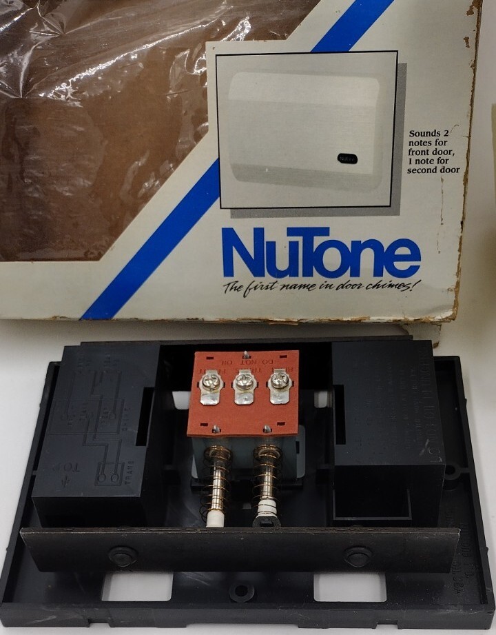 NuTone LB-12 WW Two-Note Door Chime "Contour"
