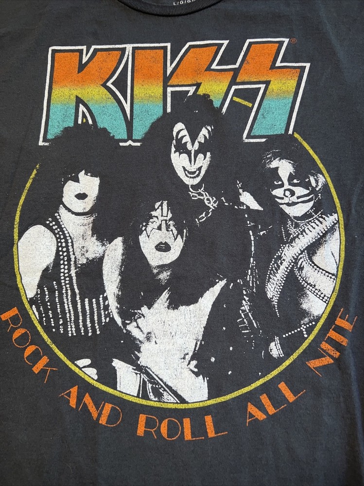 KISS Band ‘Rock And Roll All Nite’ Concert Tour Shirt Adult Large Official New