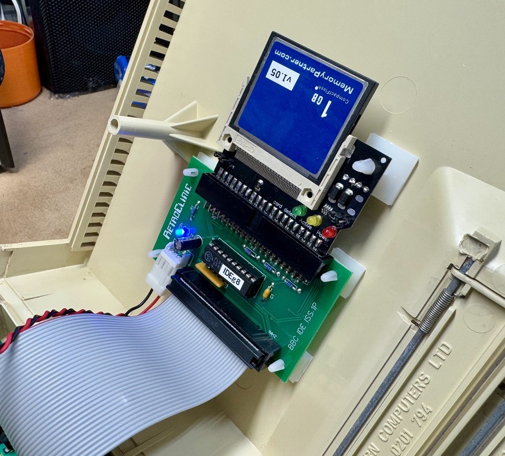 ACORN BBC MODEL B, B+ & MASTER 128 - 1MHZ BUS IDE ADFS ADAPTER PCB