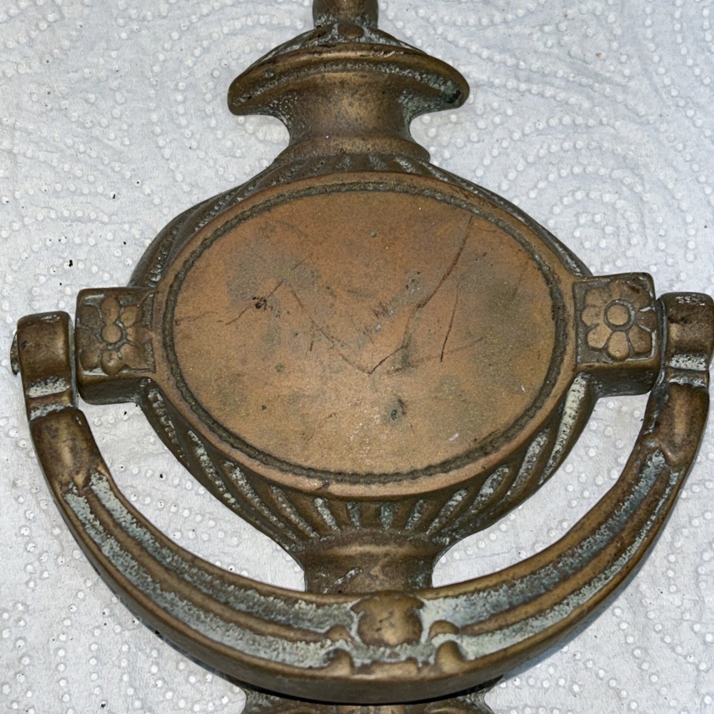 Brass Door Knocker - Vintage rams head peerage