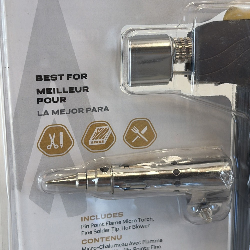 Bernzomatic Detail Micro Torch ST2200T Trigger Ignition Flame Control Refillable