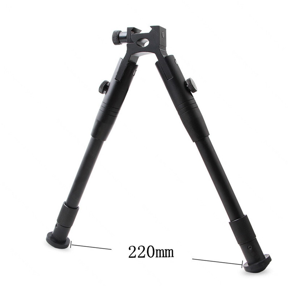 Bipod Mount Adjustable Spring Return Rail Mount Bipod for 20mm Picatinny Rail