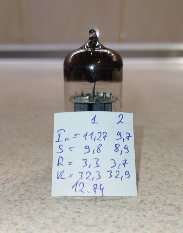 6N23P SWGP Voskhod 1974 year E88CC Single Wire silver shields