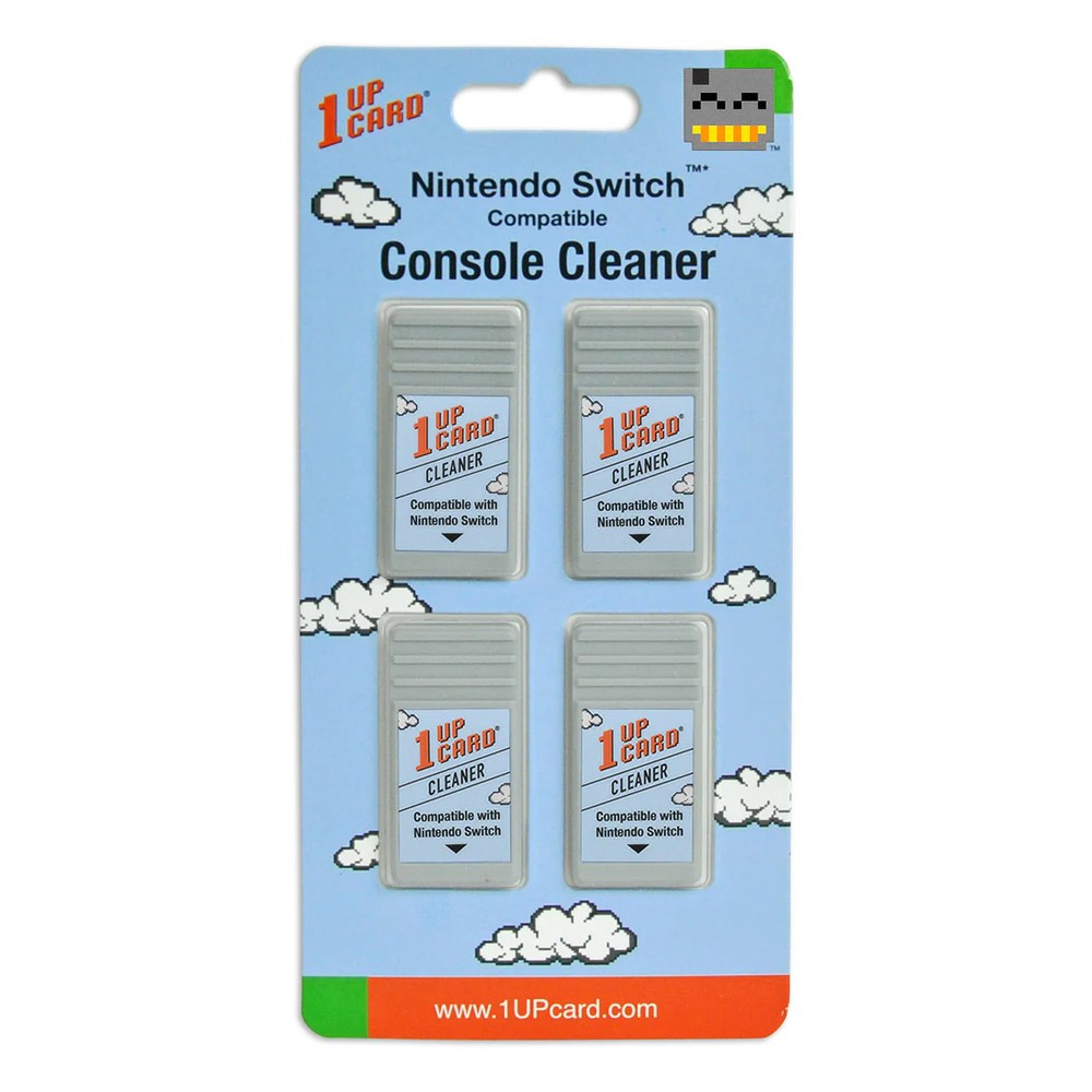 1UPcard™ Video Game Console Cleaner Compatible with Nintendo Switch - 4 pack