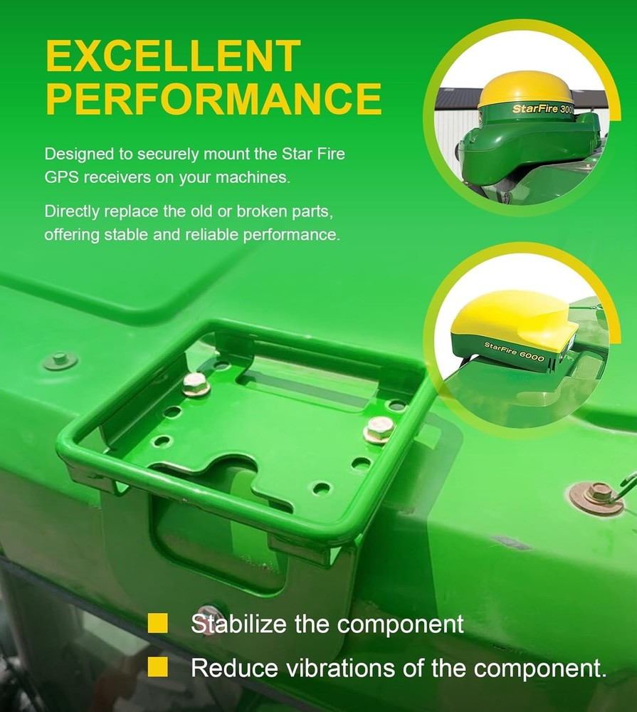 GPS Receiver Mounting Bracket Adapter Holder PF81190 for John Deere Star Fire