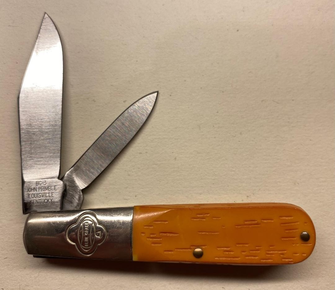 JOHN PRIMBLE BLUE GRASS BG-3 0862 BELKNAP BARLOW POCKETKNIFE