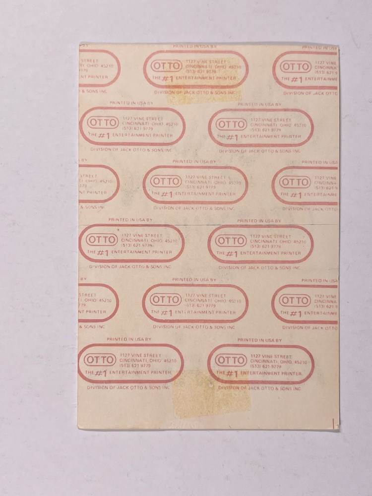 Neil Young & Crazy Horse Pass AAA Backstage Unused Original 1986