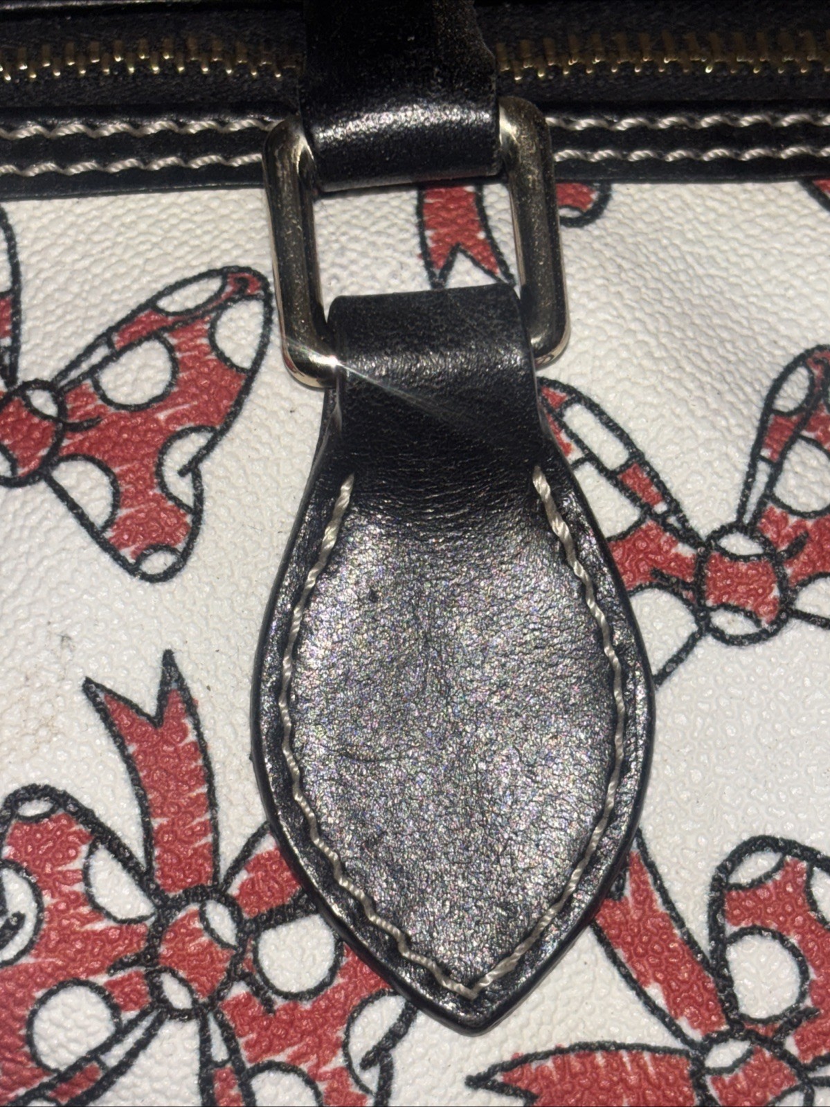 Dooney And Bourke Minnie Mouse Walt Disney Satchel Bag Pocket Book Rare Nice