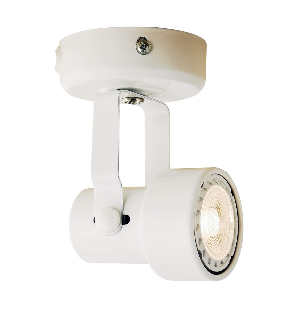 KING SHA Multi Purpose Spotlight Desk Wall Mount Accent Lamp with Plug White