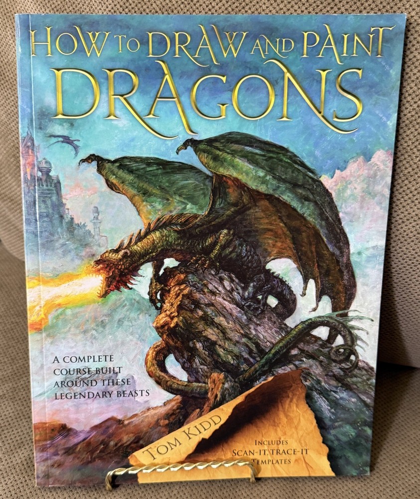 How to Draw and Paint Dragons [Paperback] Includes Scan-it, Trace-it Templates