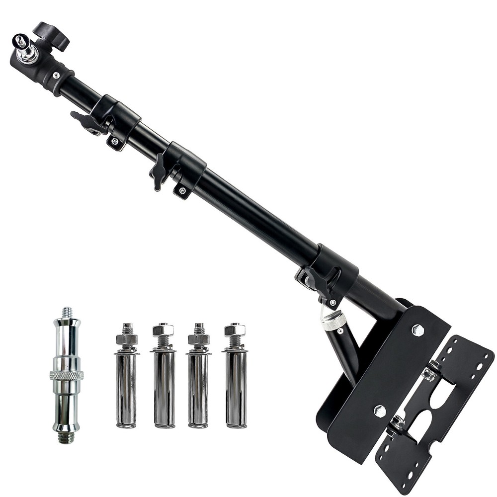 43" Wall Mount Triangle Boom Arm Photography Light Triangle Wall Mount Bracket