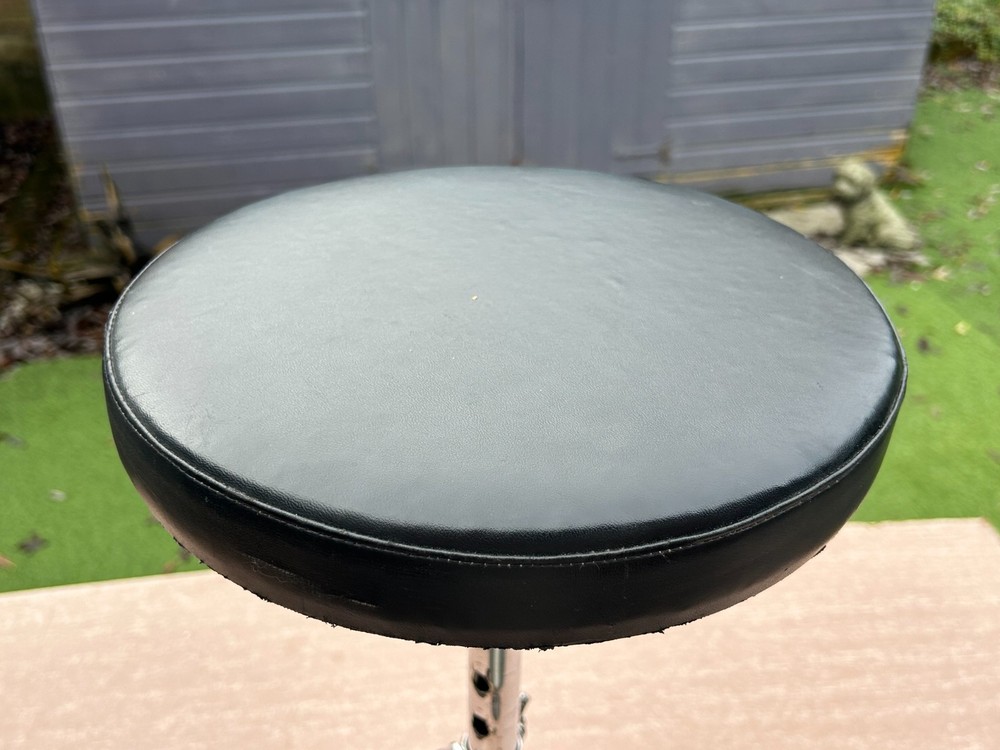 STAGG Drum Stool | Chrome | Adjustable height | Padded seat |