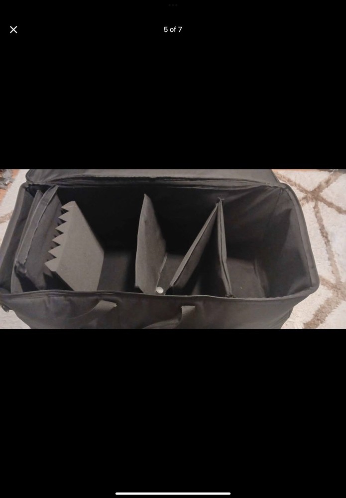 Protection Racket hardware bag on wheels