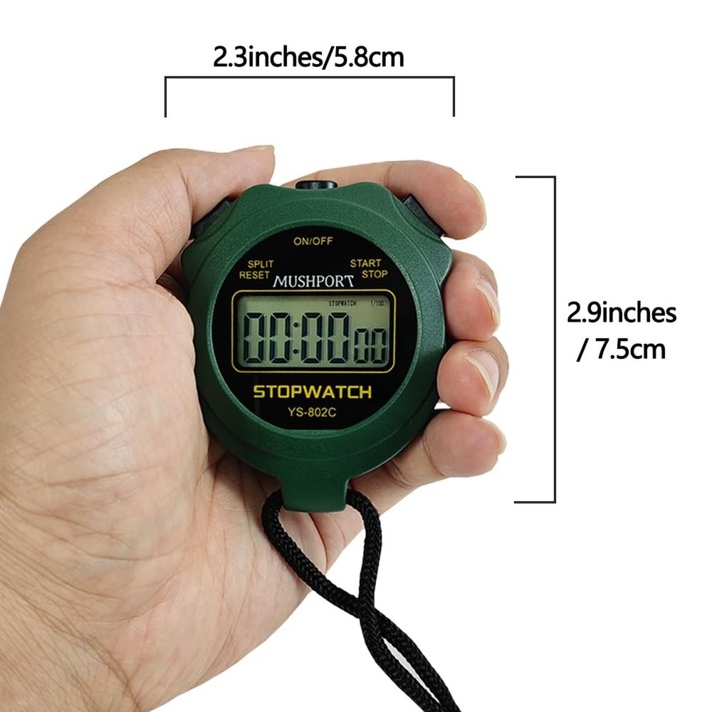 Stopwatch Timer Only Stopwatch Mode, ON/Off Silent Simple Operation, Without ...
