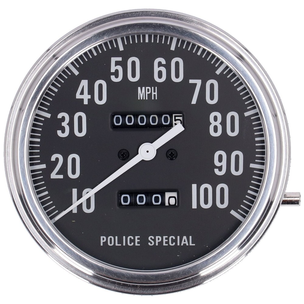 Tachometer FL, Customized Black Plate (G)