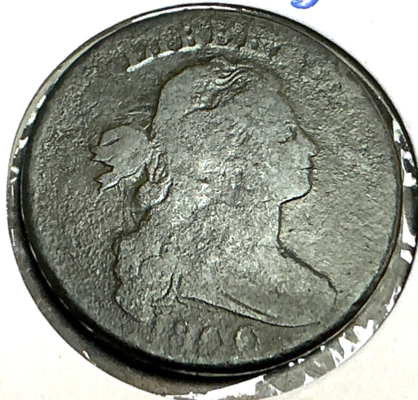 1800 Draped Bust Large Cent VG Details.