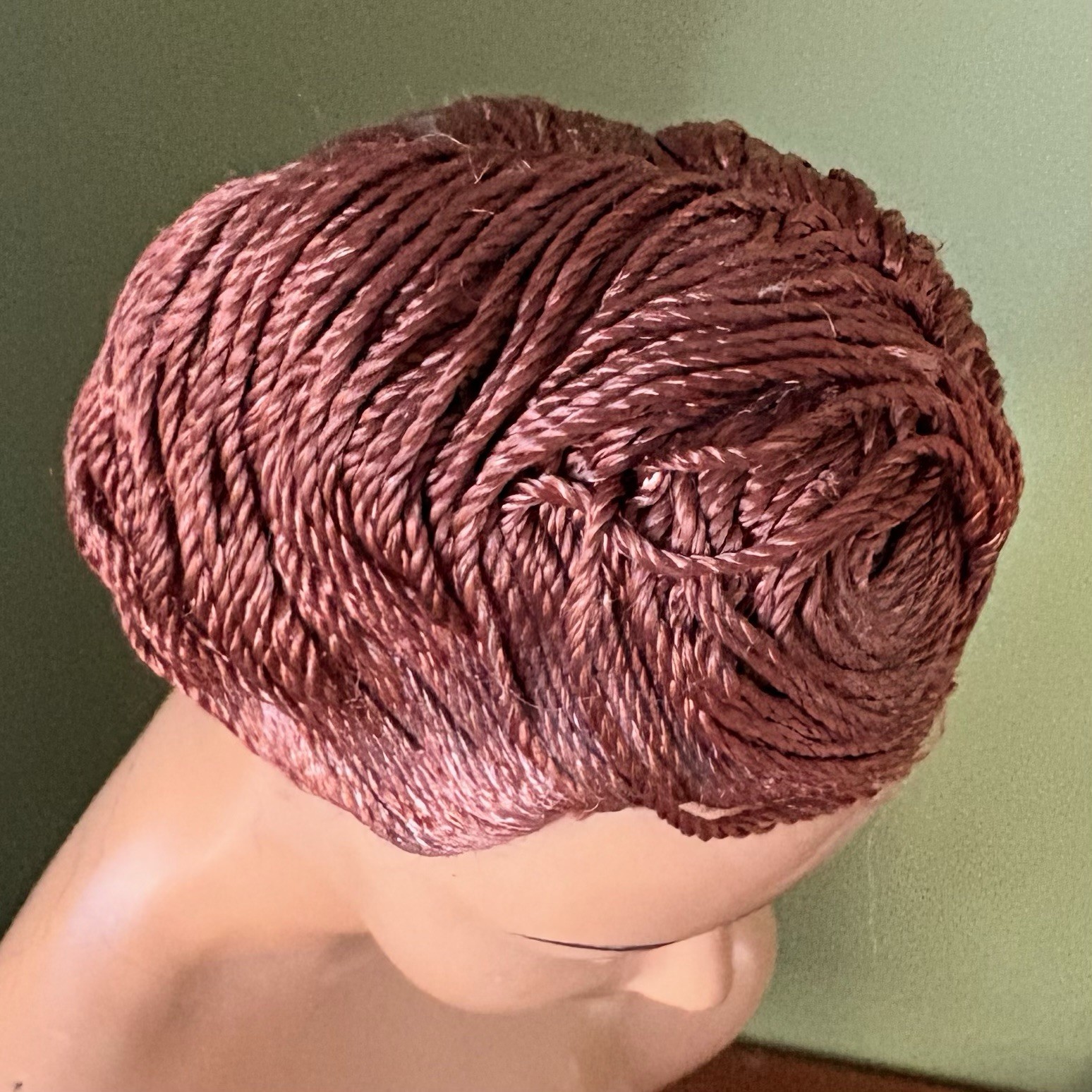 Vintage Margit Nilsen Department Store Tabletop Mannequin Composition-Stand 27”