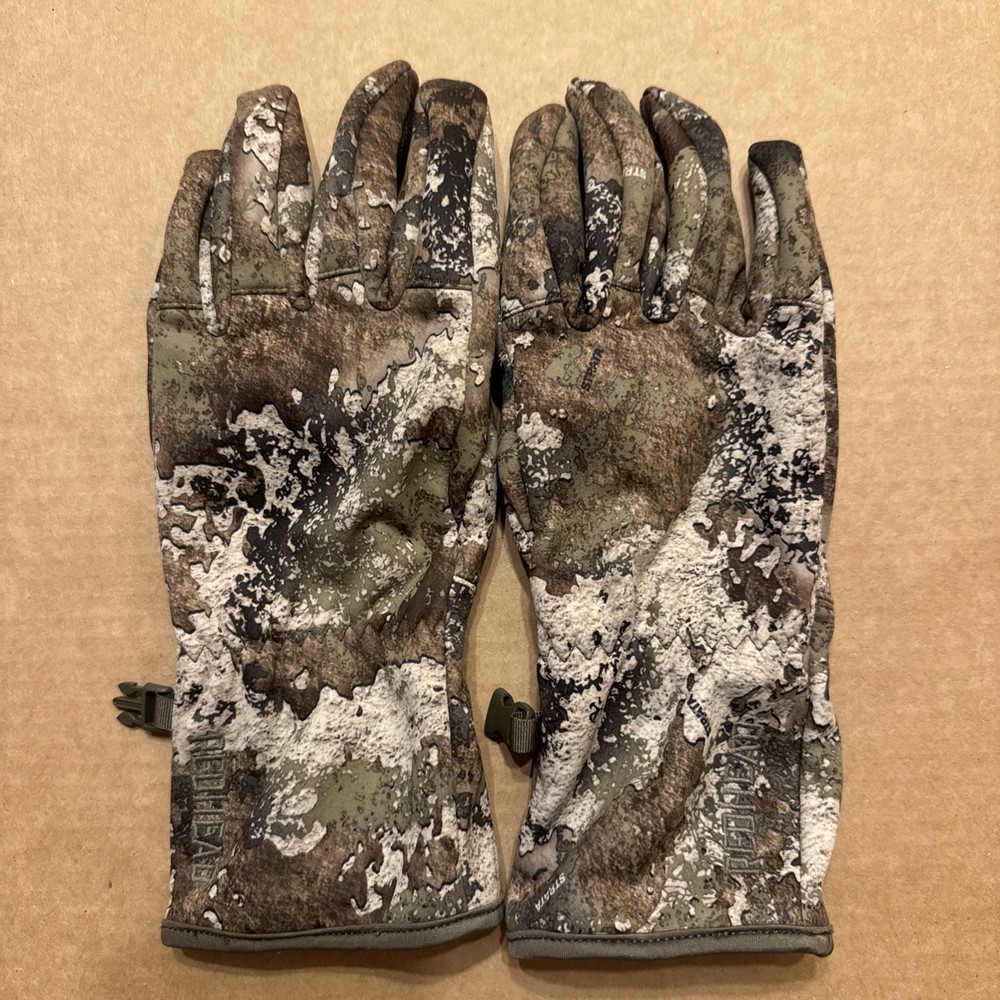 Redhead Cabelas Mid Weight Camo Gloves Size Large