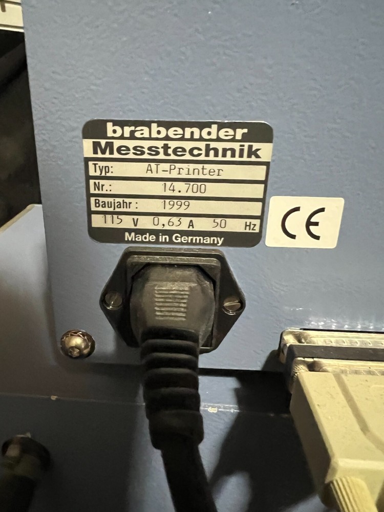 Brabender Aquatrac Moisture Analyzer and Printer