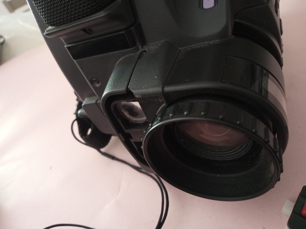 Hitachi E23E Camcorder with Remote, Charger and Two Batteries