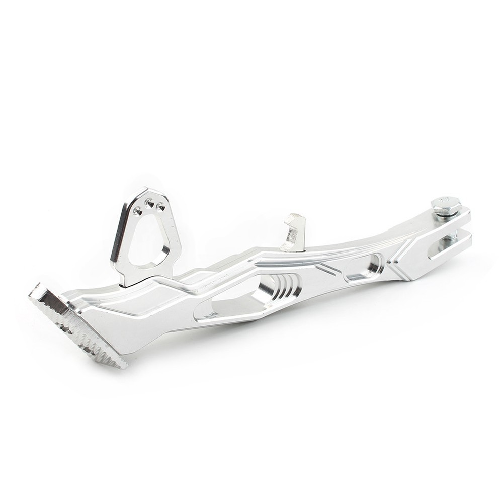 Foot Side Stand Support Leg Kickstand Bracket For Motorcycle Universal Silver