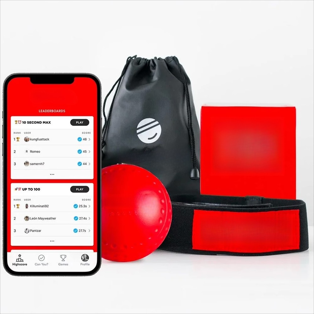 Boxing Reflex Ball, Adjustable Straps (App Connected) , 1 Unit