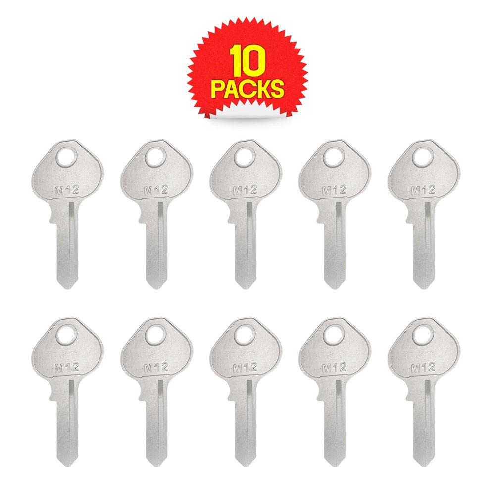 M12 / 1092D Key Blank Nickel