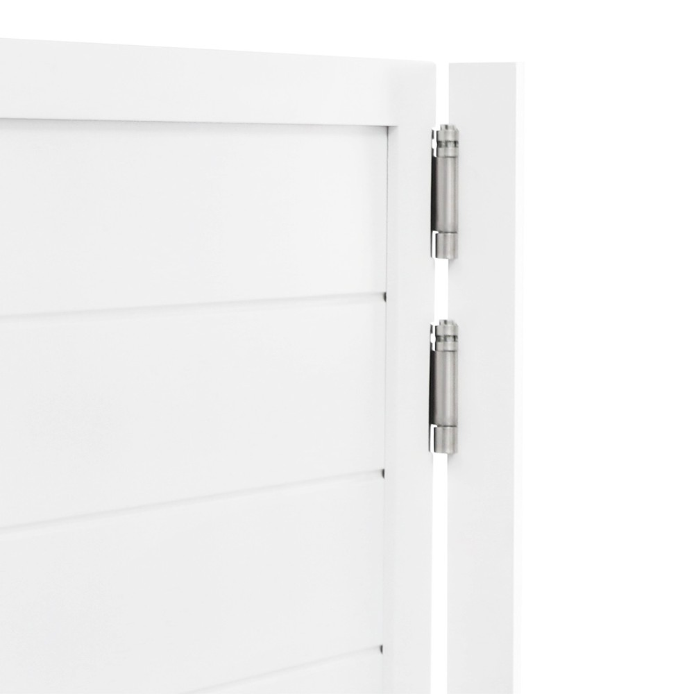 Partition Single-Door Leaf for Doorways w/ Doorpost & Hinge Multi-functional Use