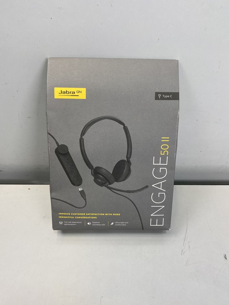 Jabra - Engage 50 II Headset - Stereo USB Type C - Wired