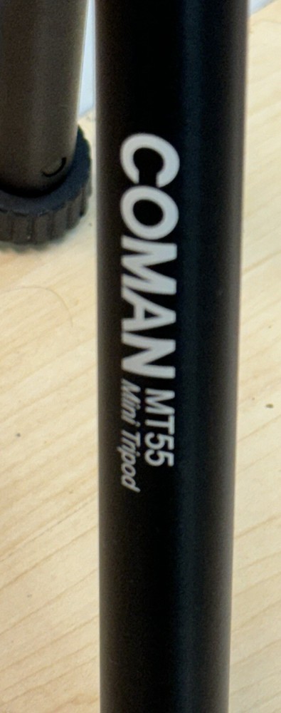 Coman MT55- Professional Mini Aluminum Tripod.