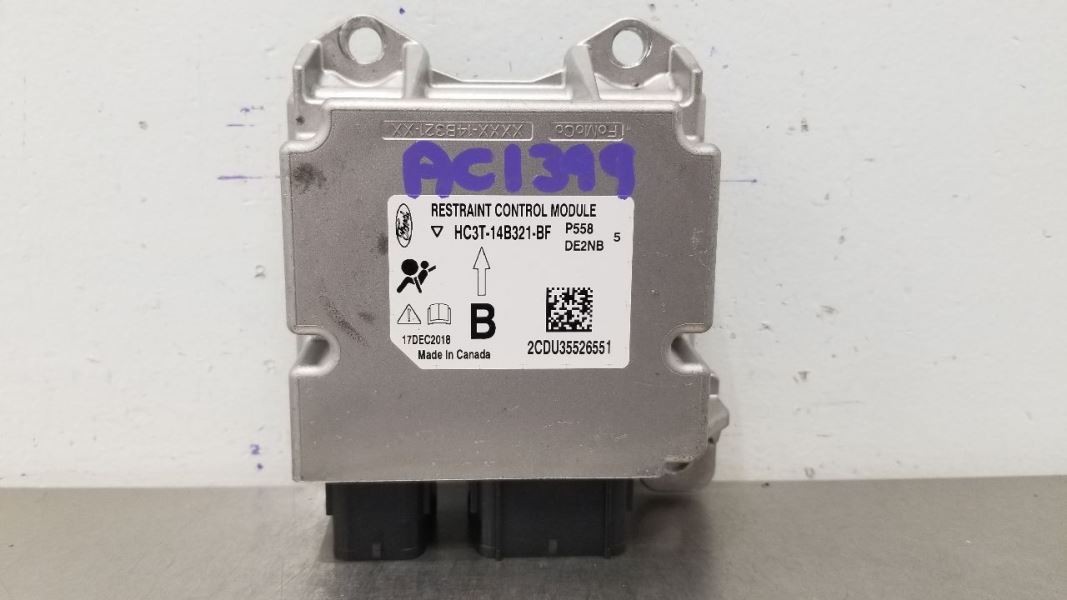 19 FORD F450 SD SRS BAG MODULE HC3T14B321BF