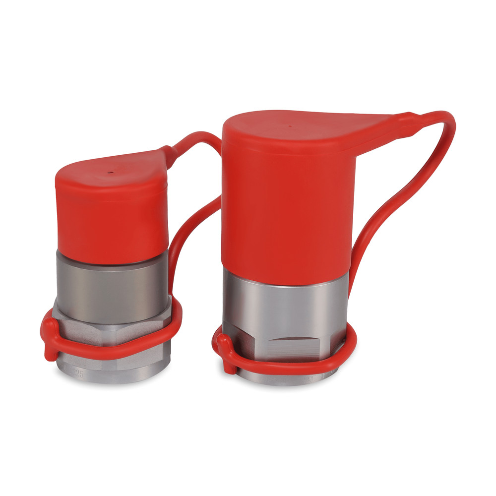 1″ Flat Face Hydraulic Quick Couplers Set - 1″ SAE Thread