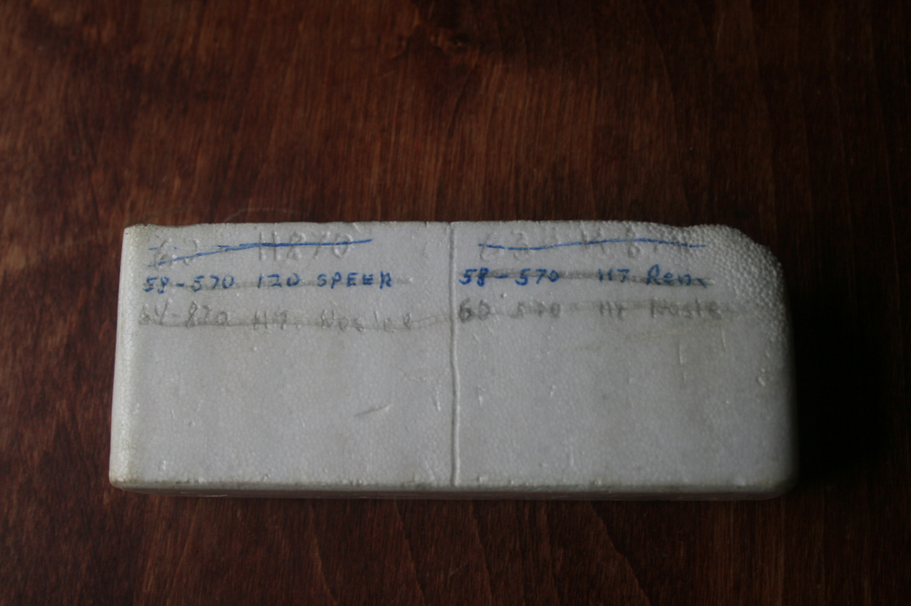 Remington Empty Cardboard Ammo Box, Styrofoam Insert, 30-06 Center Fire Cases