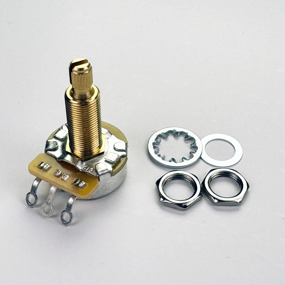 CTS 450S 500K Long, Split Shaft Guitar Potentiometer