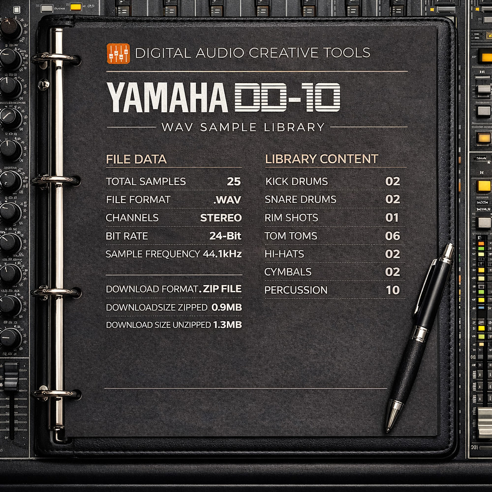 Yamaha DD-10 Drum Machine Sample Library