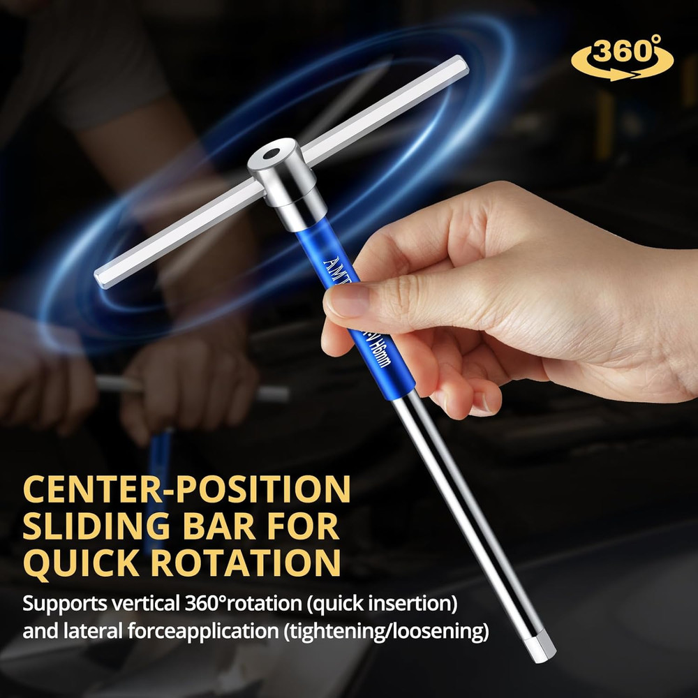 19PCS T-Handle Hex Key Set - Ultimate Allen Wrench Bundle for Every Task