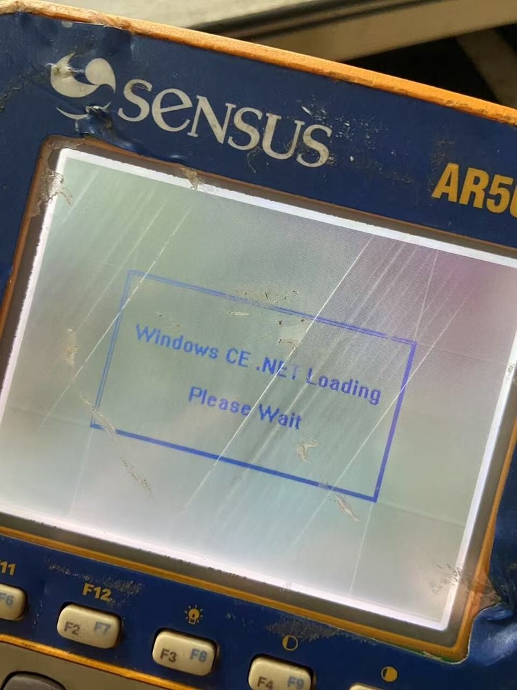 Screen Aging Sensus Meetering Systems AR5001 Field Data Collector