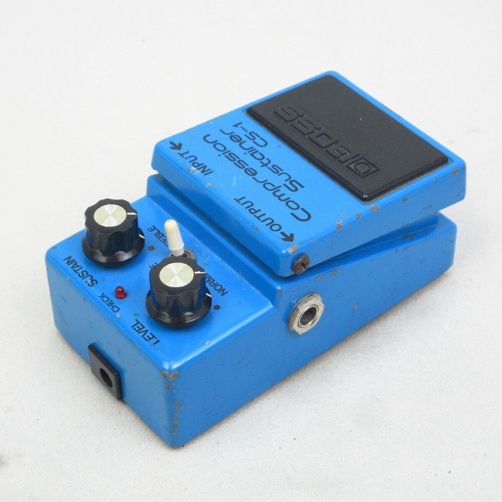 BOSS CS-1 Compression Sustainer Transparent Switch used from japan