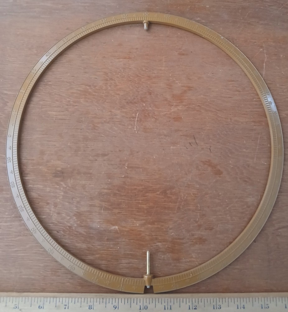 Metal Merdian Ring Replacement for Globe, Used