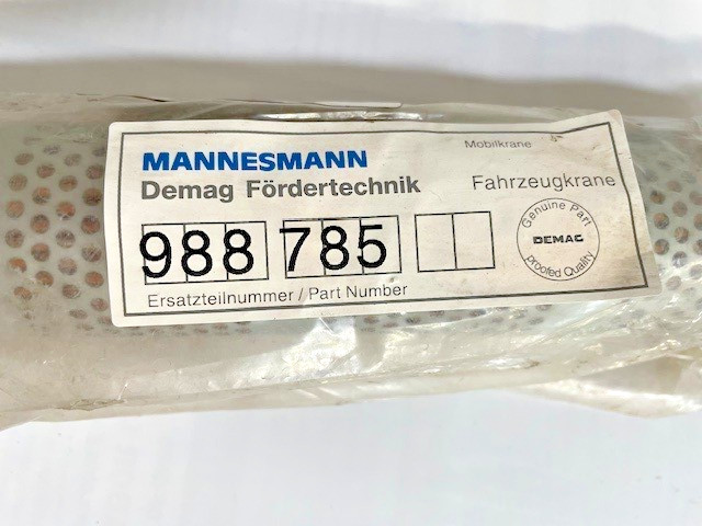 DEMAG 988785 FILTER ELEMENT WITH RING. ( X7 )