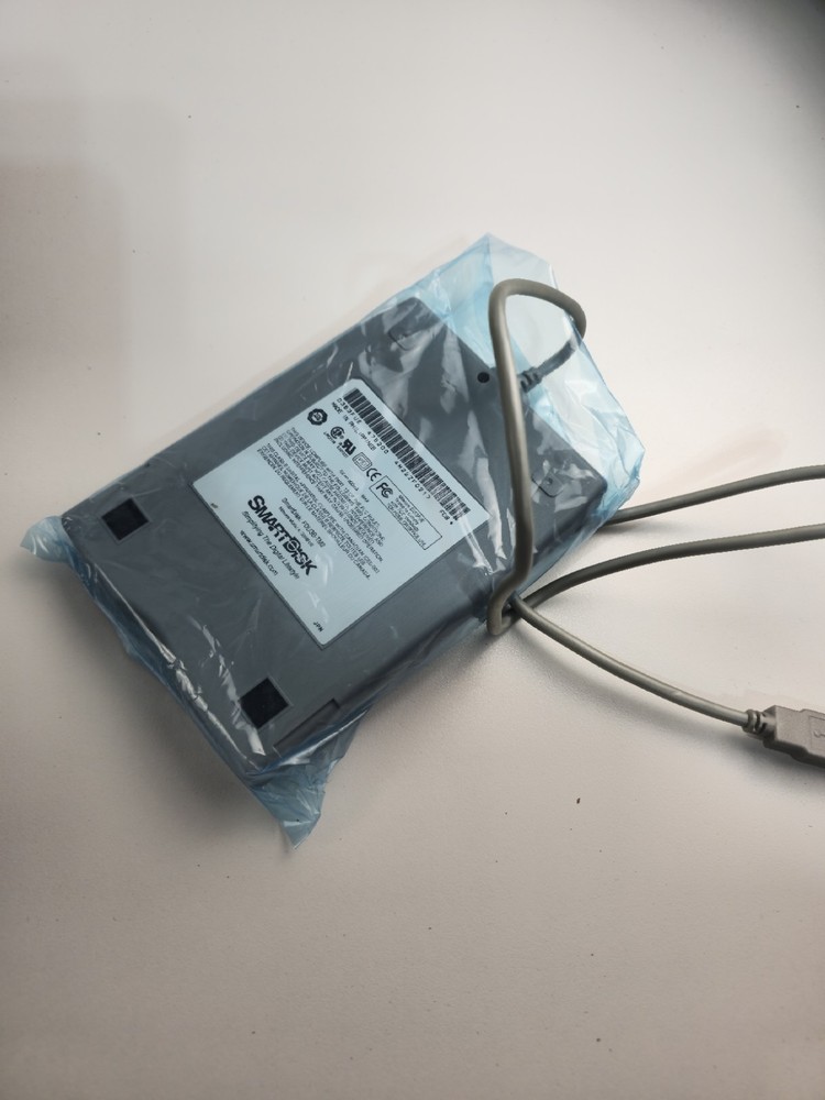 SmartDisk External USB Floppy Disk Drive Titanium Edition Windows or Mac