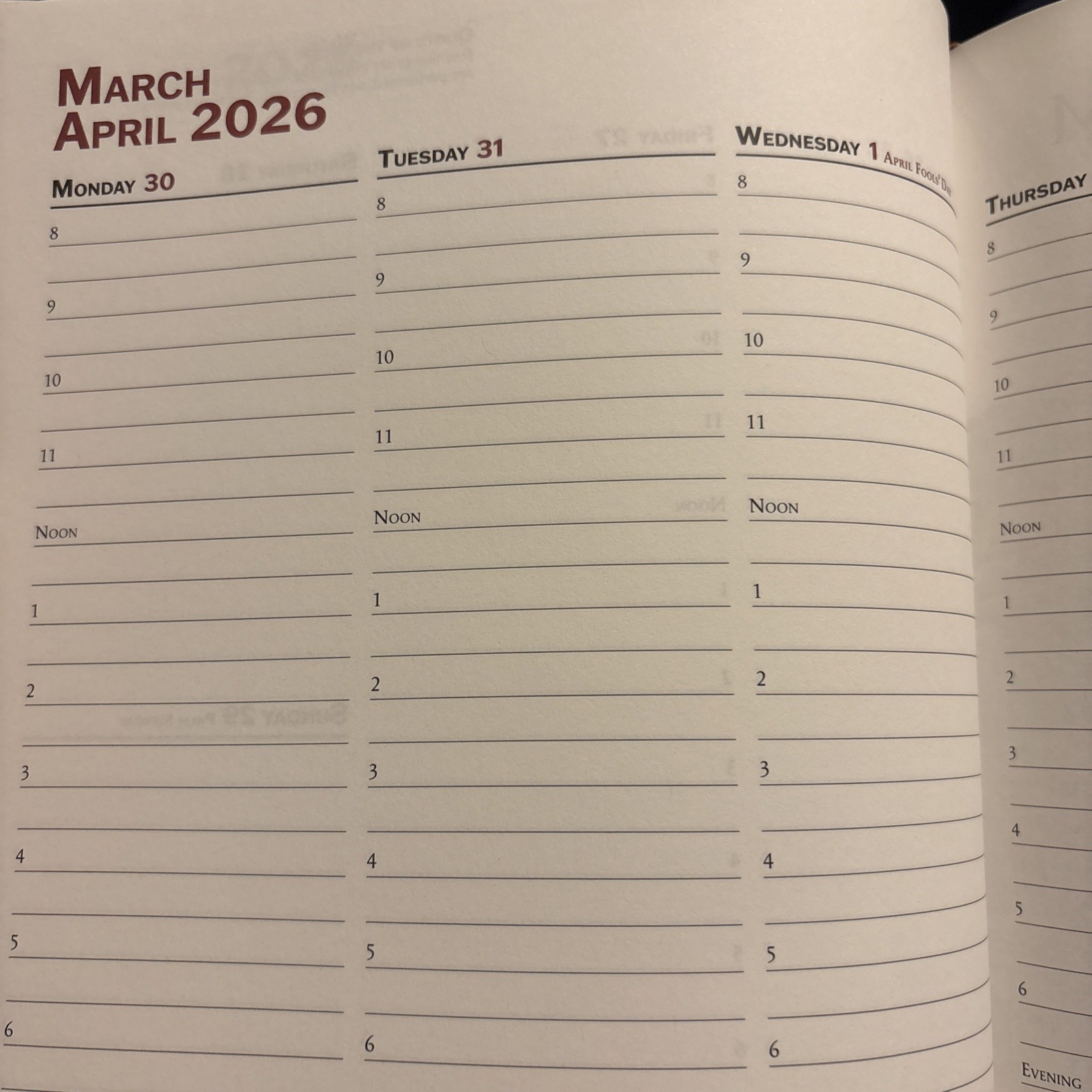 Sundial Hard Cover 2026 Day Planner And Pocket Planner