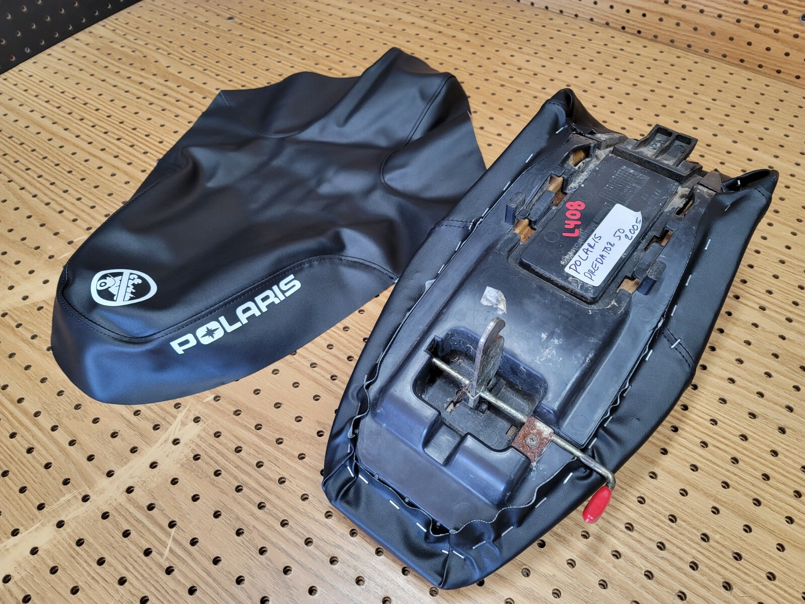 POLARIS OUTLAW50 POLARIS PREDATOR50 SEAT COVER 2003 TO 2019 (BLACK) [P*-24]