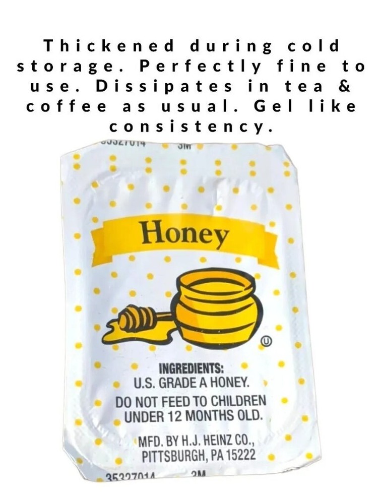 HEINZ HONEY SINGLE SERVE 2 Pack 100 Packets Total KOSHER PLEASE READ DESCRIPTION