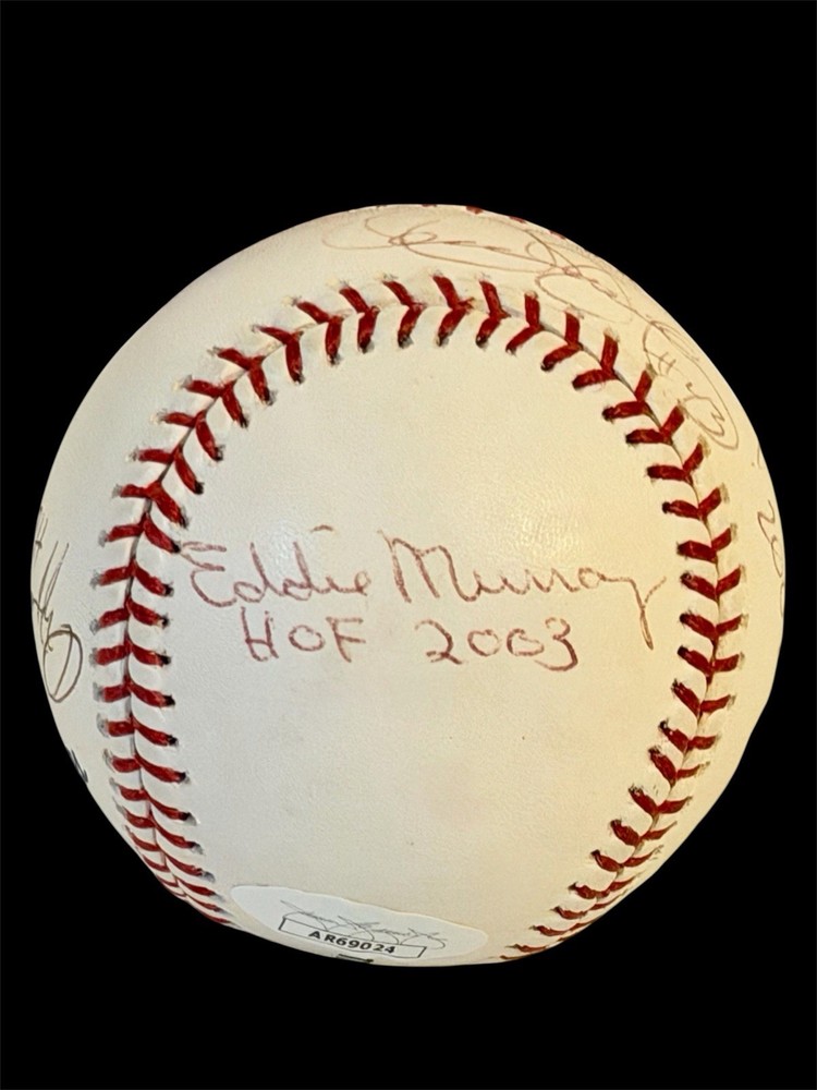 LASORDA - ECKERSLEY - SMITH - MURRAY - WINFIELD AUTOGRAPHED SIGNED BASEBALL JSA