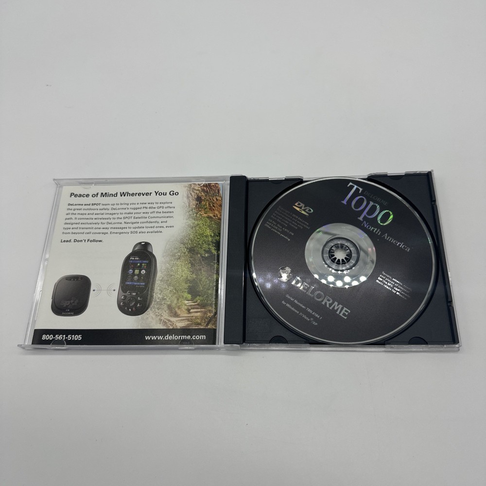 Delorme Topo North America Version 9.0 CD ROM Getting Started Guide B165