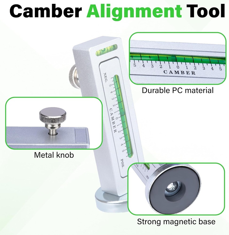 Universal Adjustable Magnetic Wheel & Camber Alignment Tool