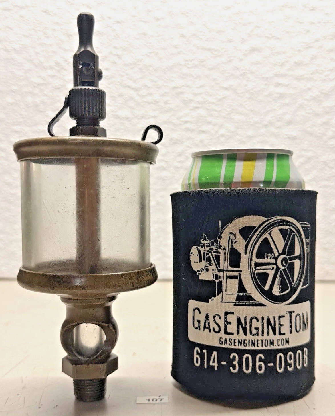 LUNKENHEIMER No. 4 SENTINEL BRASS Oiler Hit Miss Gas Engine Antique OLD STYLE