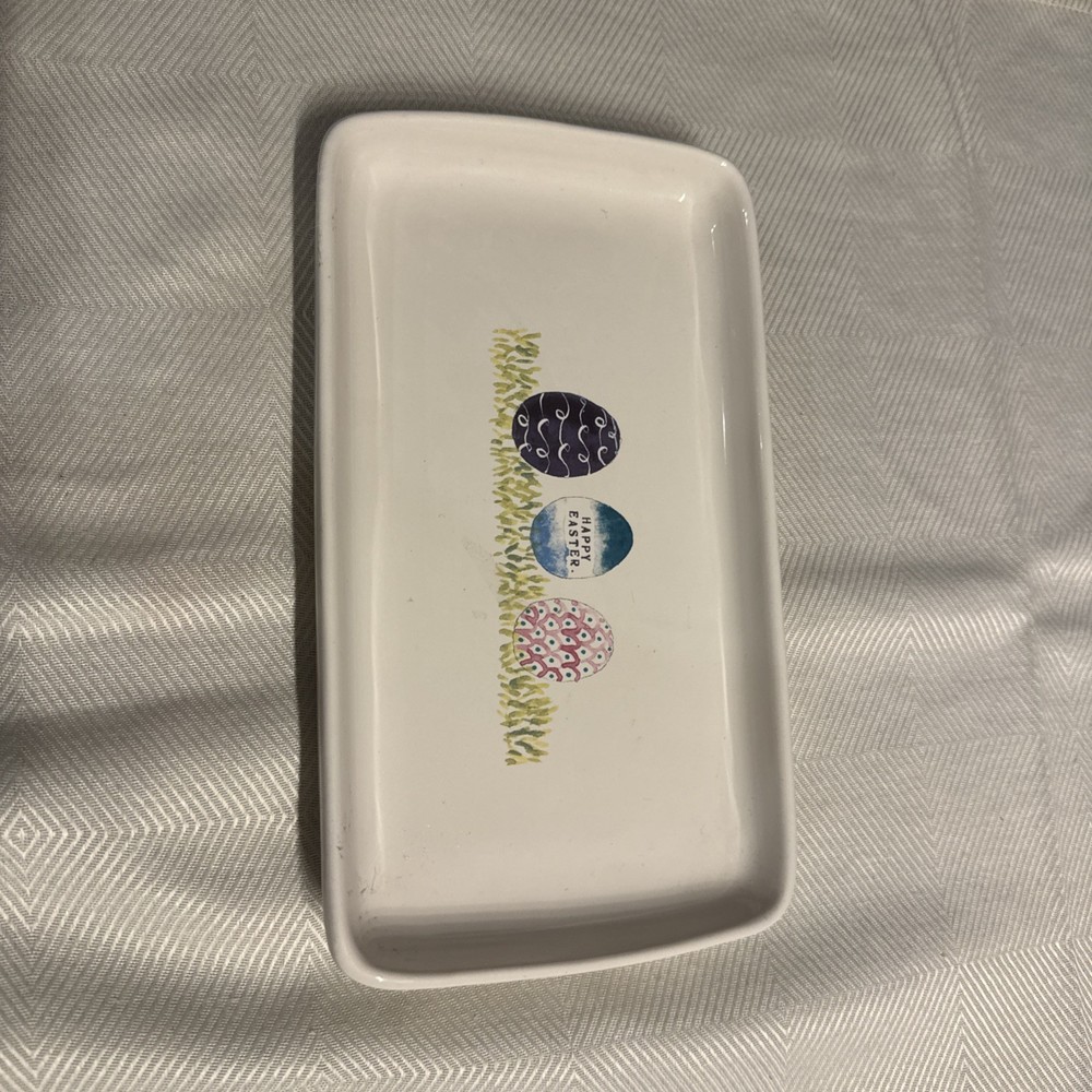 New! Rae Dunn Small 3 Egg Easter Tray  by Magenta